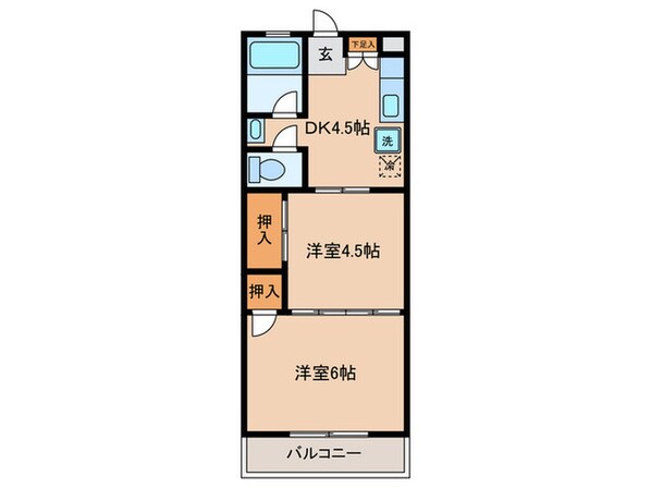 横山ビルの物件間取画像